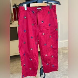Patchington Stretch Red Pants